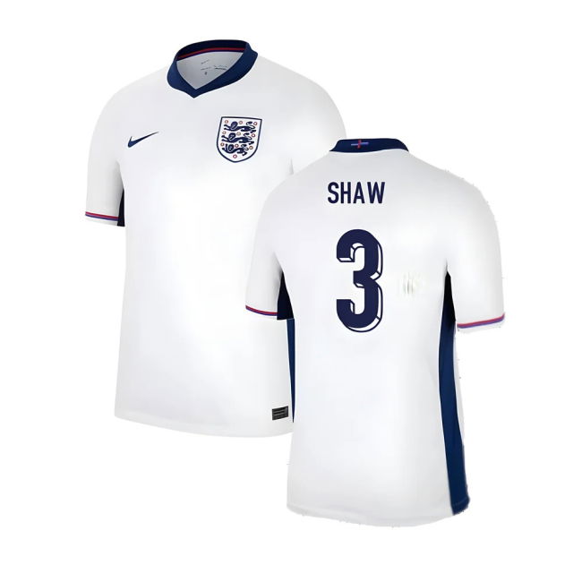 Shaw 3 Genuine Copy England Home Supporter Shirt for Adults