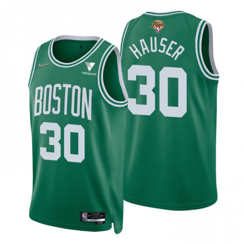 Boston Boston Celtics #30 Sam Hauser Green Nike Youth 2022 NBA Finals 75th Anniversary Diamond Icon Edition Swingman Jersey Youth