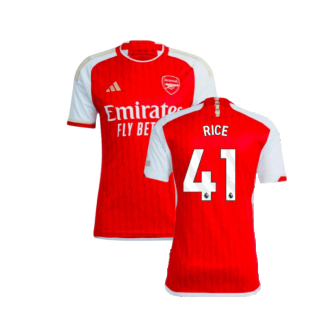 Arsenal Soccer Club Sleek Home Soccer Jersey (Rice 41)