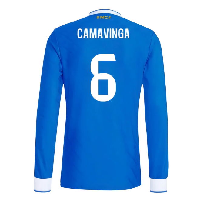 2025-2026 RM Third Football Shirt (Camavinga 6) UV Protection