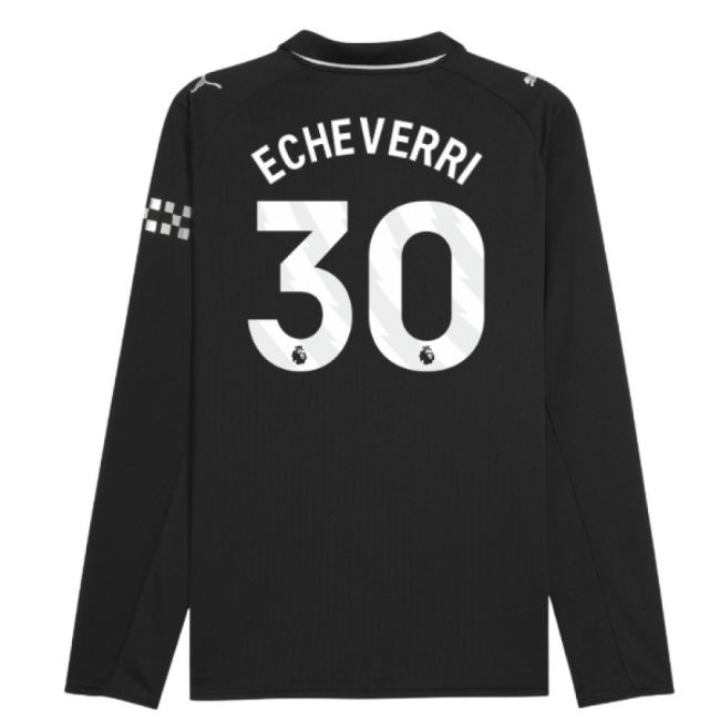 Man City 2025-20 Away Football Kit Echeverri 30 L M S