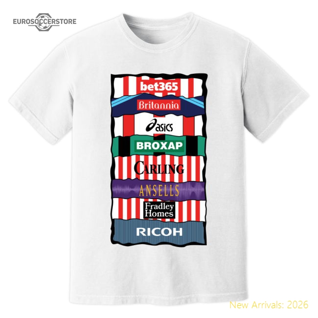 Premium Stoke Sponsor History T-shirt (white) - Premium Quality Baby