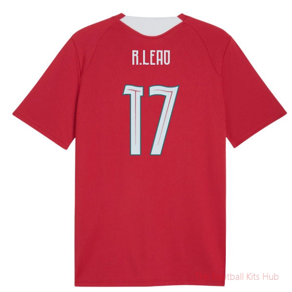 2026-2027 Portugal Training Jersey (Red) (R.Leao 17)