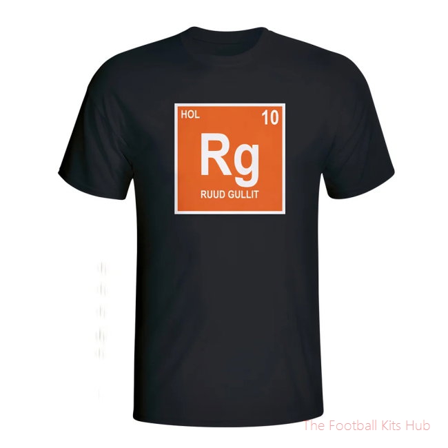 Ruud Gullit Holland Periodic Table T-shirt (black)
