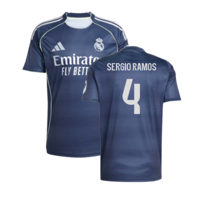 2025-2026 Real Madrid Away Elegant Football Shirt (Sergio Ramos 4)