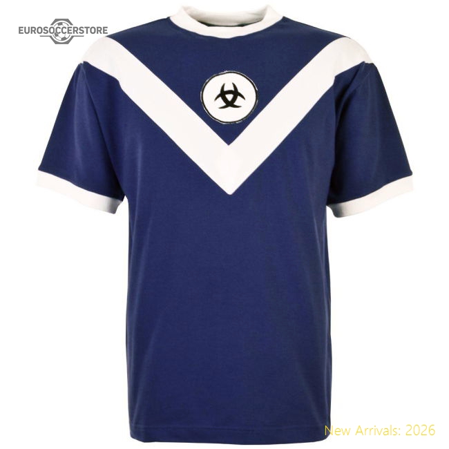 High-Quality Top-Quality Bordeaux 1960S Retro Football Shirt