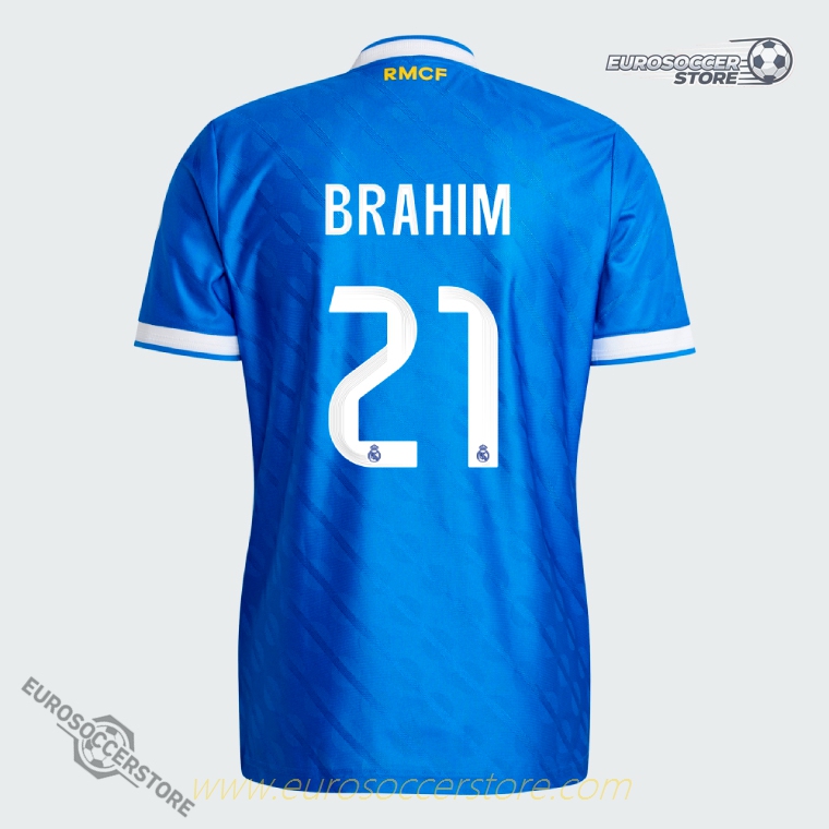 Real Madrid 25-26 Third BRAHIM 21 Jersey (Player Version)