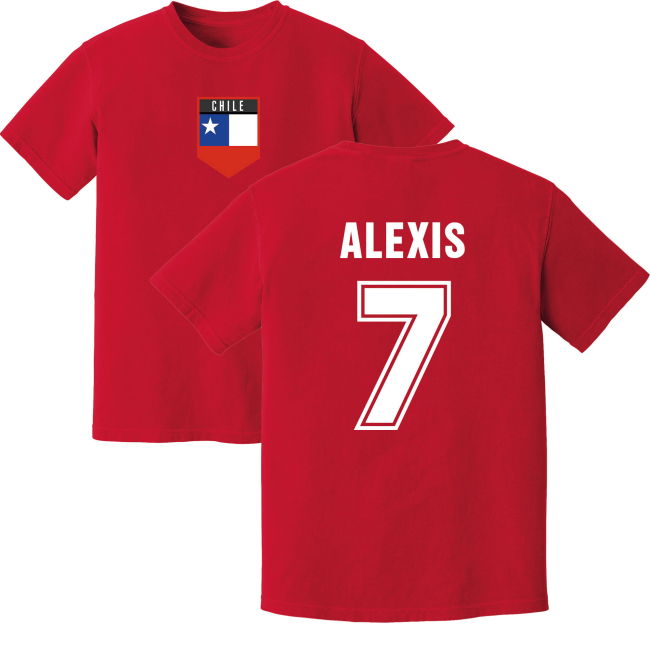 Authentic Alexis Sanchez Chile Training Jersey (Red) Match