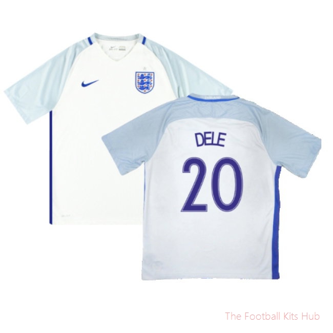 England 2016-18 Home (L) Barkley #19 (Excellent) (Dele 20)