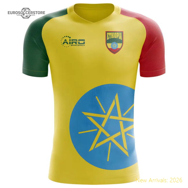 Exceptional 2025-2026 Ethiopia Home Concept Football Shirt