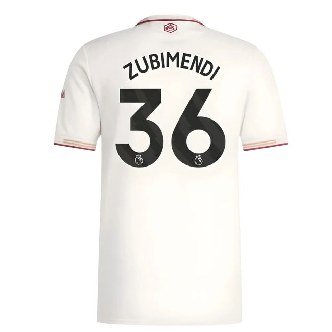 Zubimendi 36 Arsenal Historic Club Classic Kit - 2025-2026 (1)