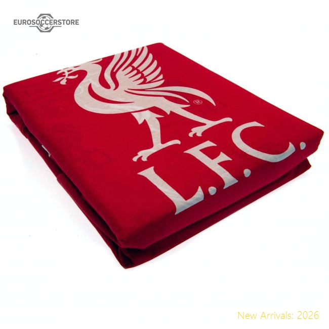 Official Liverpool Fc Pulse Double Duvet Set - Premium Quality