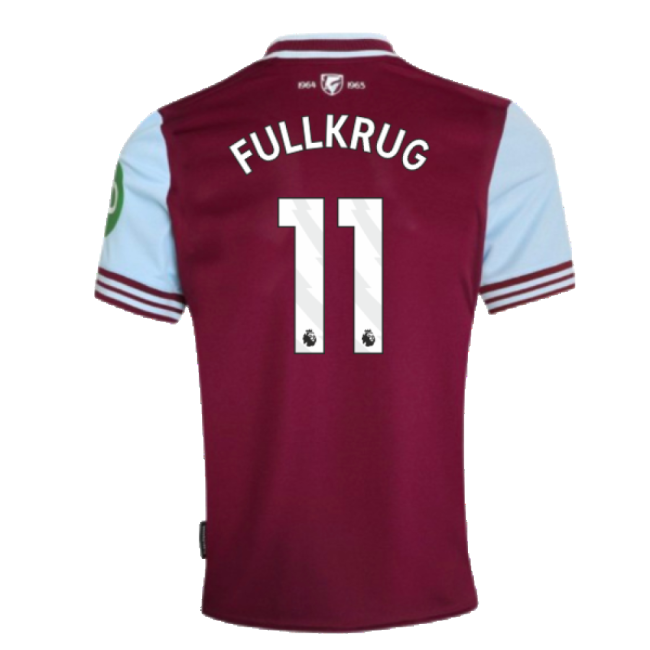 Authentic Jersey 2024-2025 West Ham Home Limited Stock Premium-Gr#569