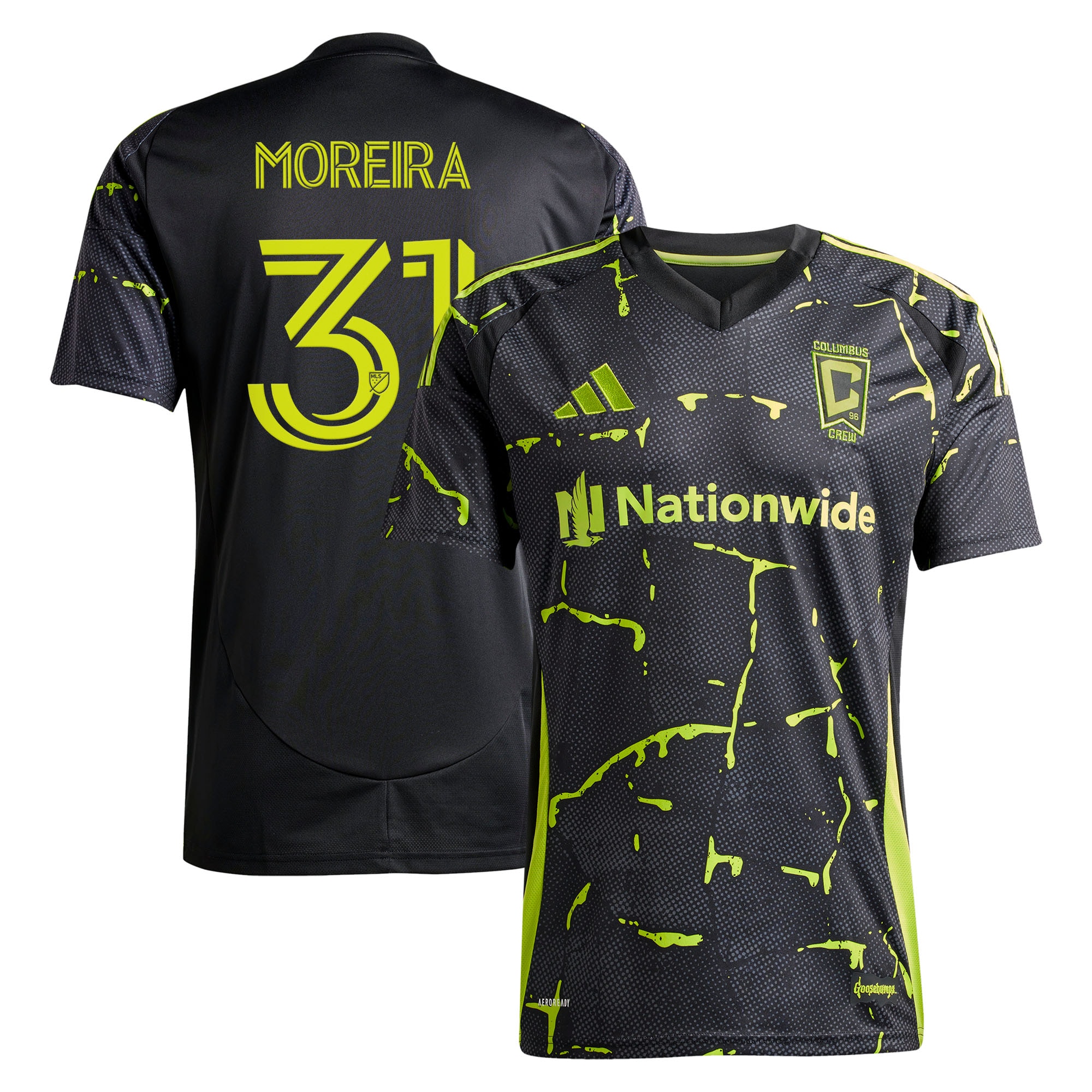 [JED] Steven Moreira Columbus Crew 2025 The Goosebumps Kit Replica Jersey - Black