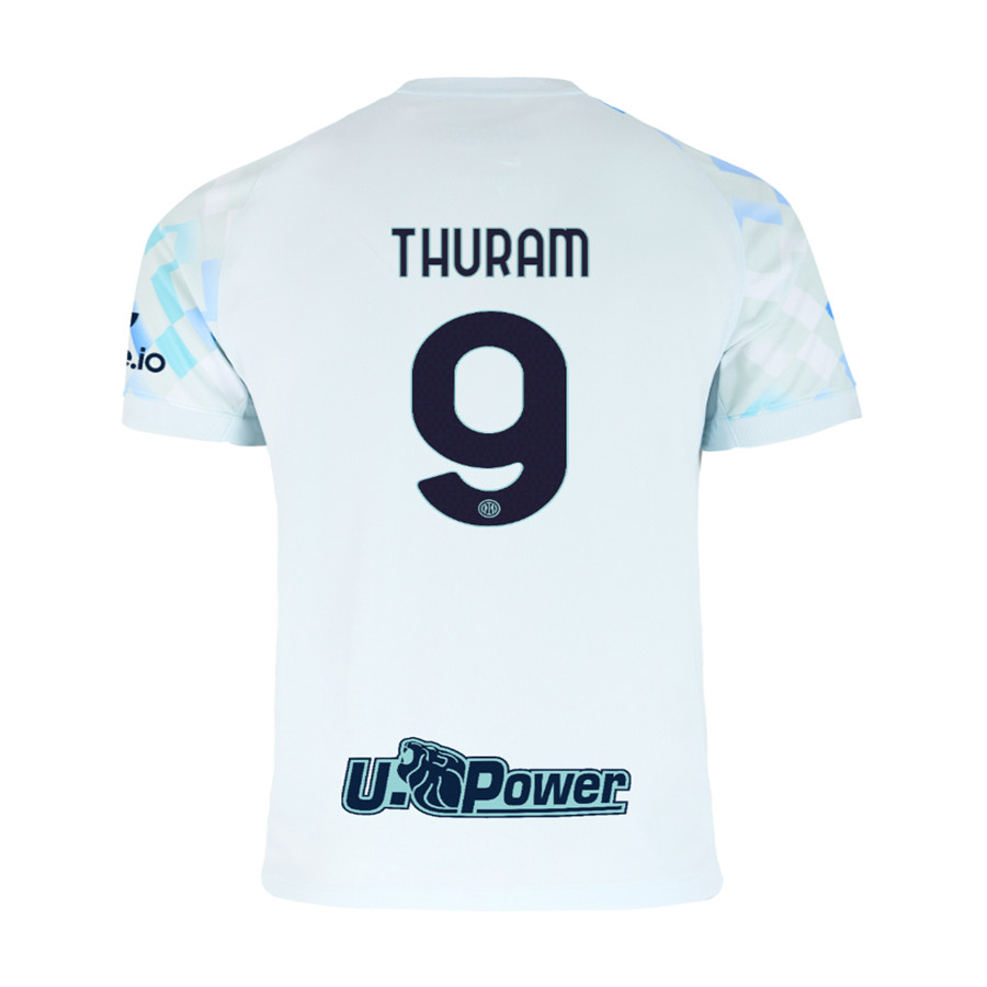 Authentic Official Inter Milan 9 THURAM Away Soccer Shirt 202526