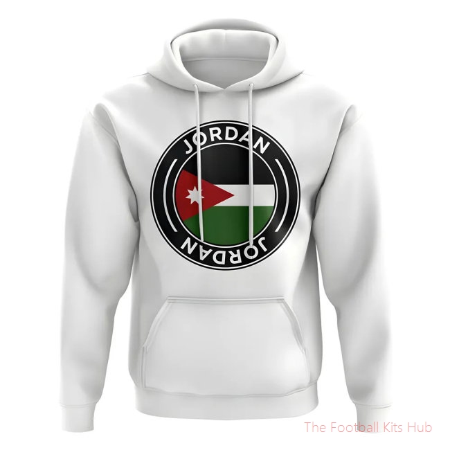 Men Jordan Football Badge Hoodie (White)