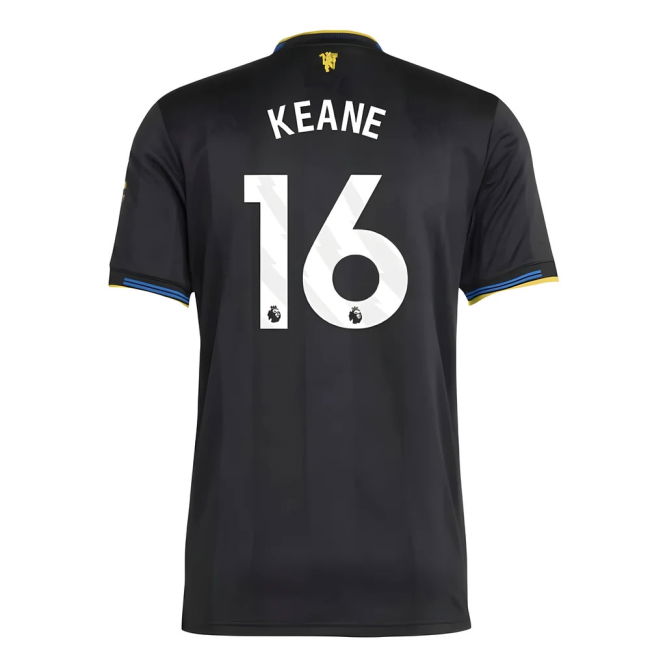 Elite Performance Football Man Utd Authentic Third Shirt Keane #16...