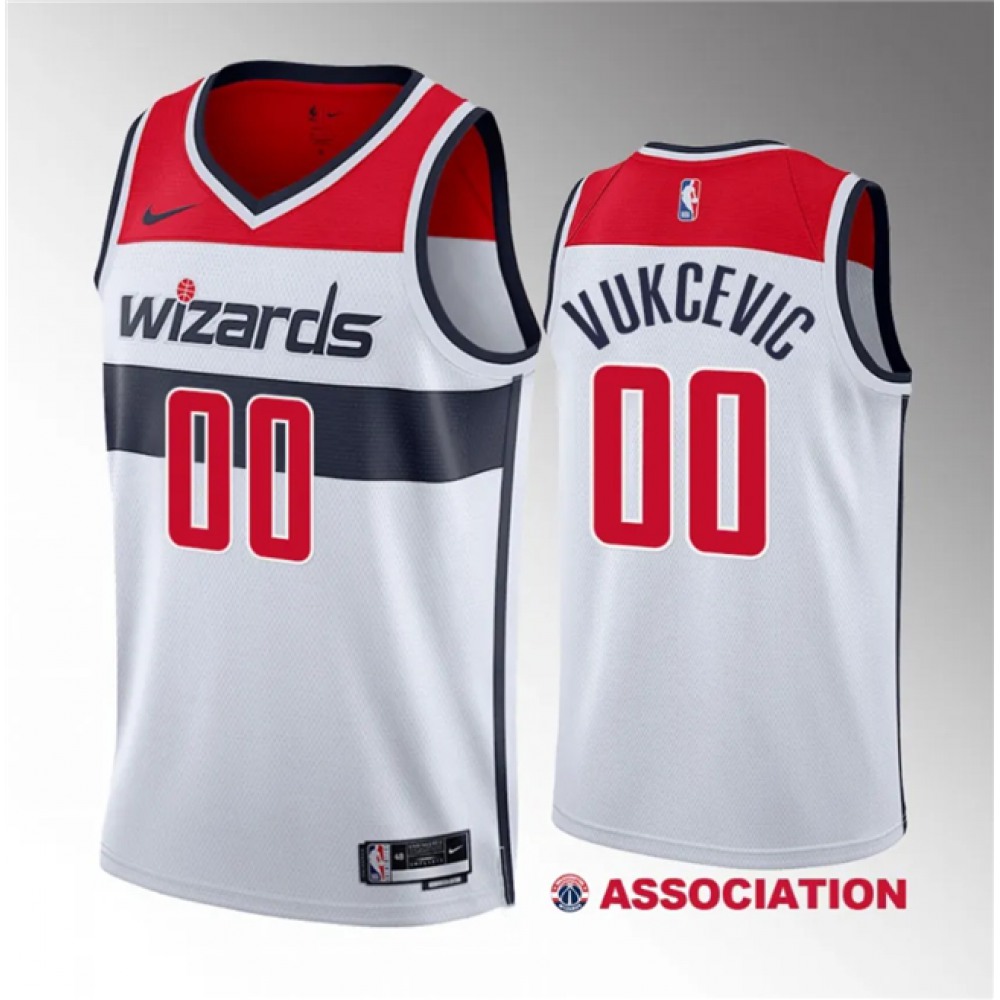 Classic Men's Washington Wizards #00 Tristan White Basketball Jersey