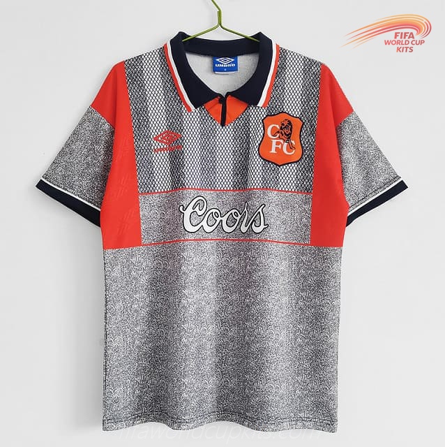 Chelsea 94-96 Away Grey Football Kit