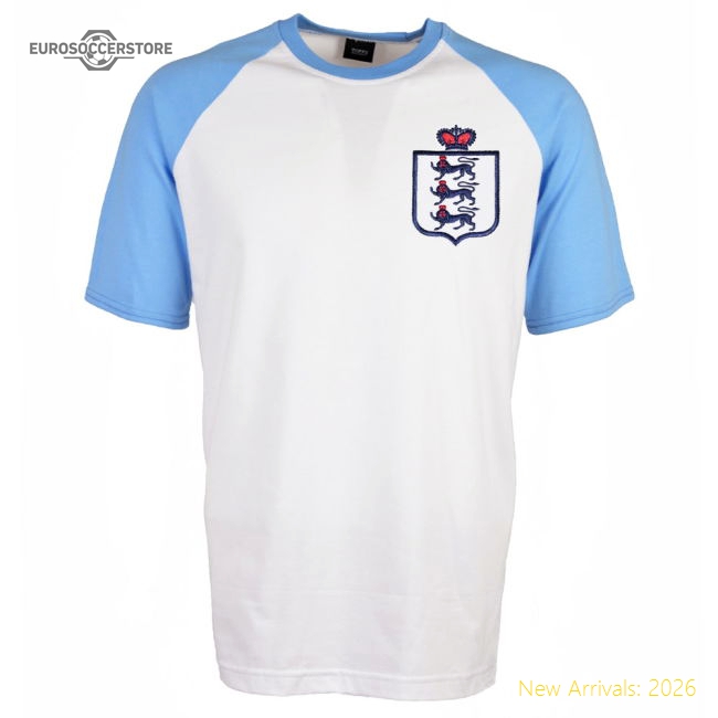 England 2018 Raglan Home Retro Football Shirt