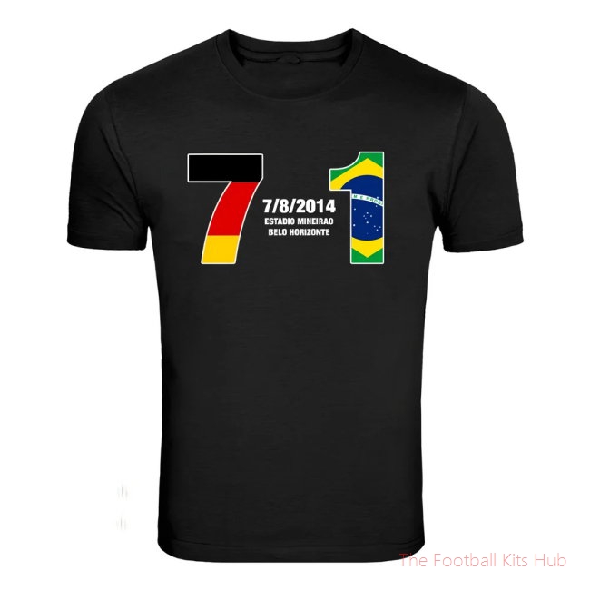 Germany 7 Brazil 1 T-Shirt (Black)