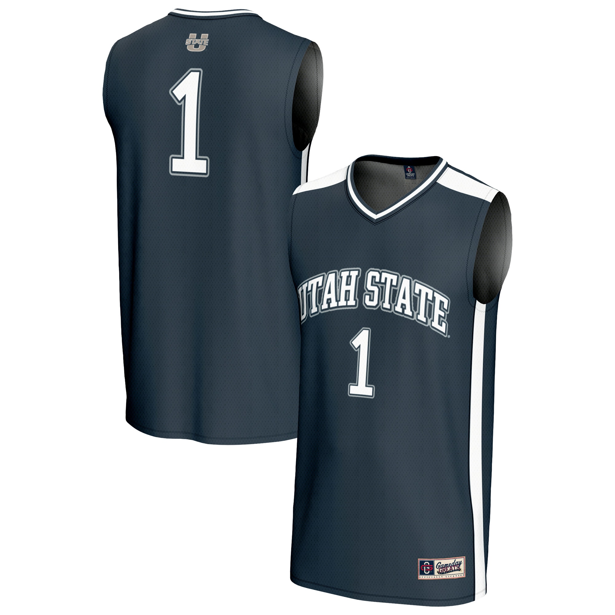 [NJP] Women's Utah State Aggies GameDay Greats Lightweight Basketball Fashion Jersey - Navy