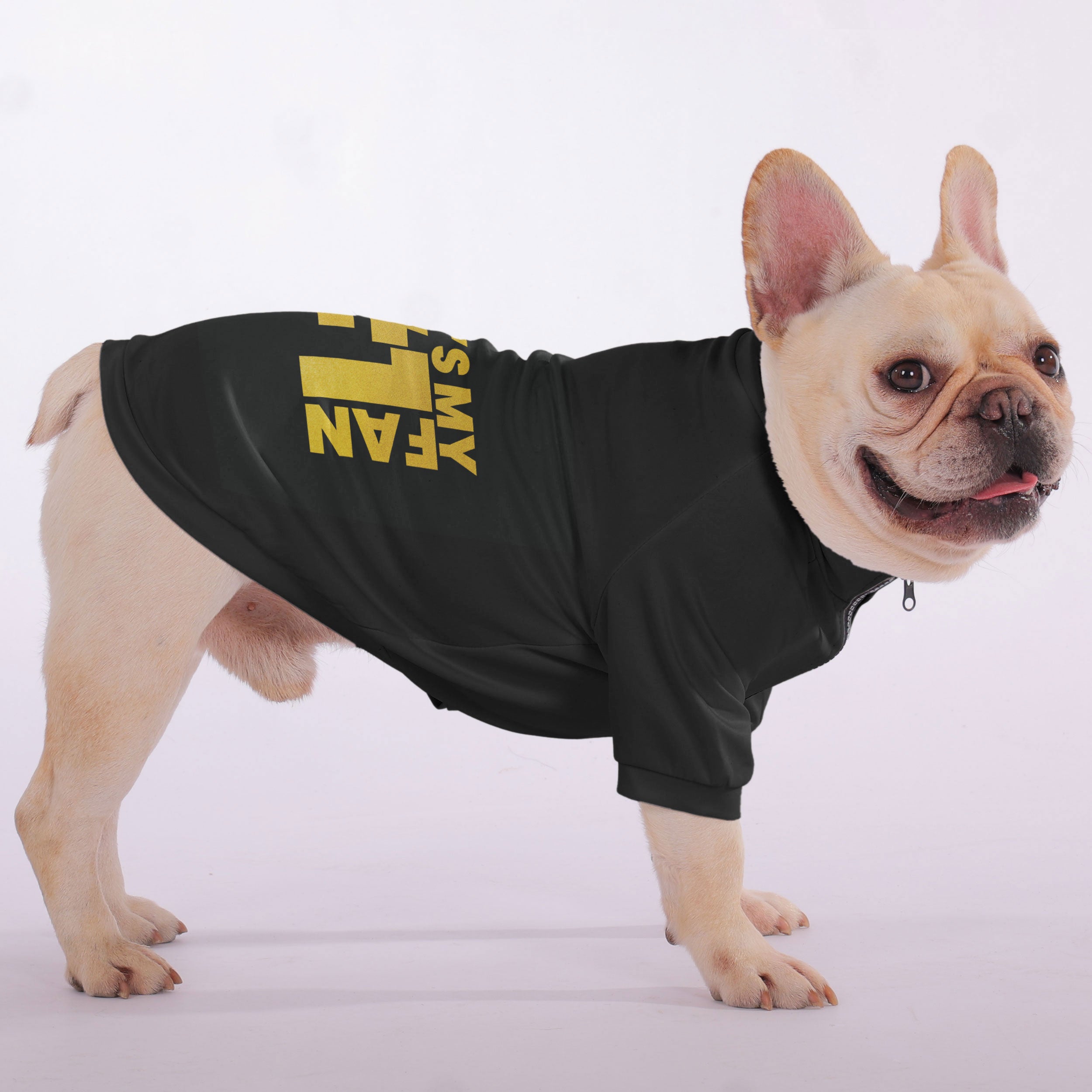 French Bulldog Mom’s My #1 Fan Snuggly Zip Up Sweatshirt For French