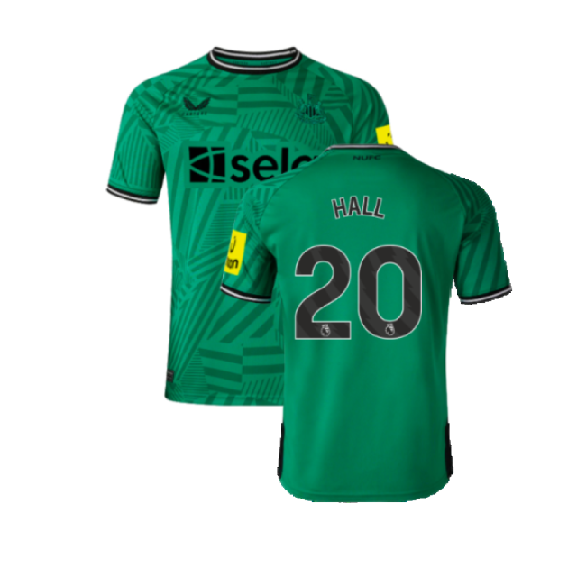 Ultra Comfort Loyal Newcastle Newcastle United Away Shirt Hall #20...