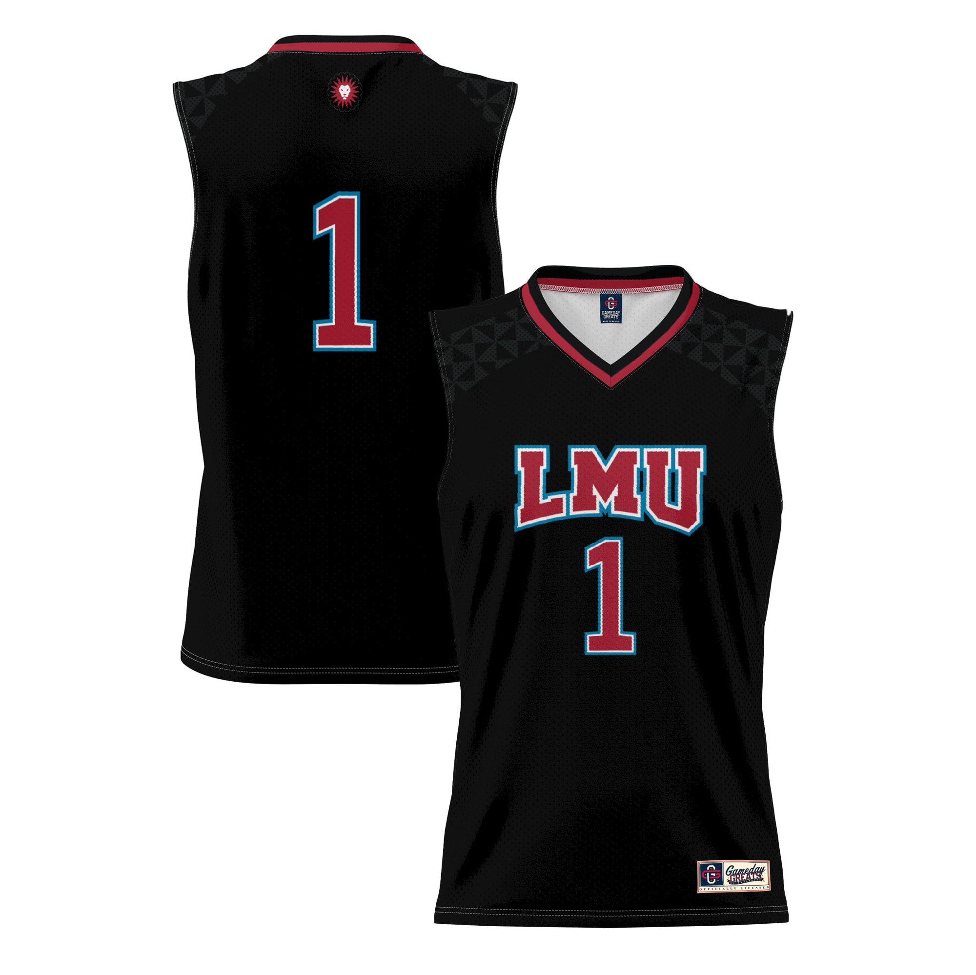 [NJP] Loyola Marymount Lions GameDay Greats Lightweight Basketball Jersey - Black