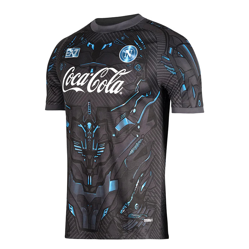 SSC Napoli Ebony Training Soccer Jersey 2025/26 Authentic Kit
