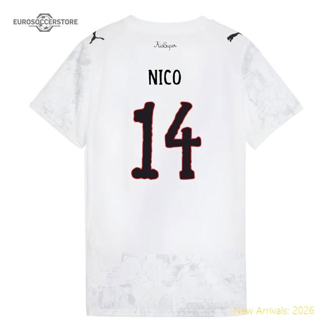 Modern Football Team Womens Nico Jersey 2025-2026 Comfortable