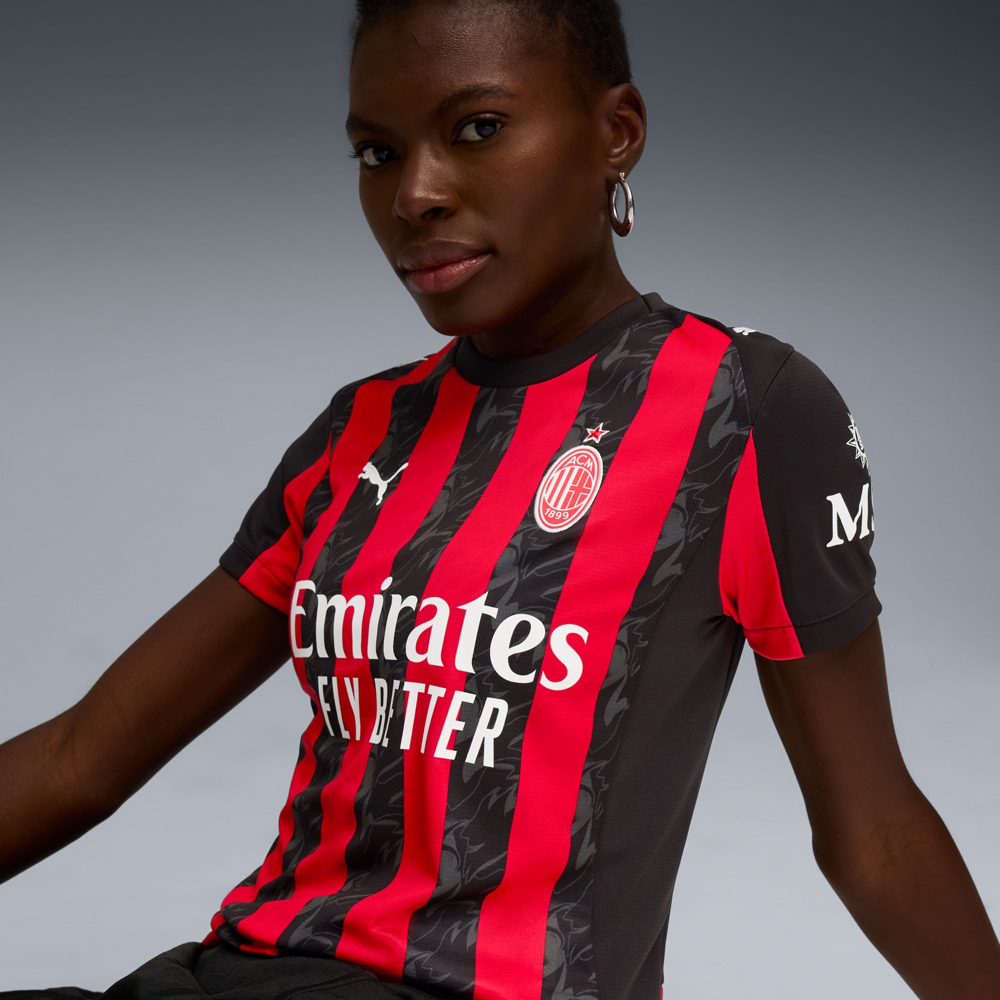 [LK] AC Milan Women's 2025/26 Home Replica Jersey - Red