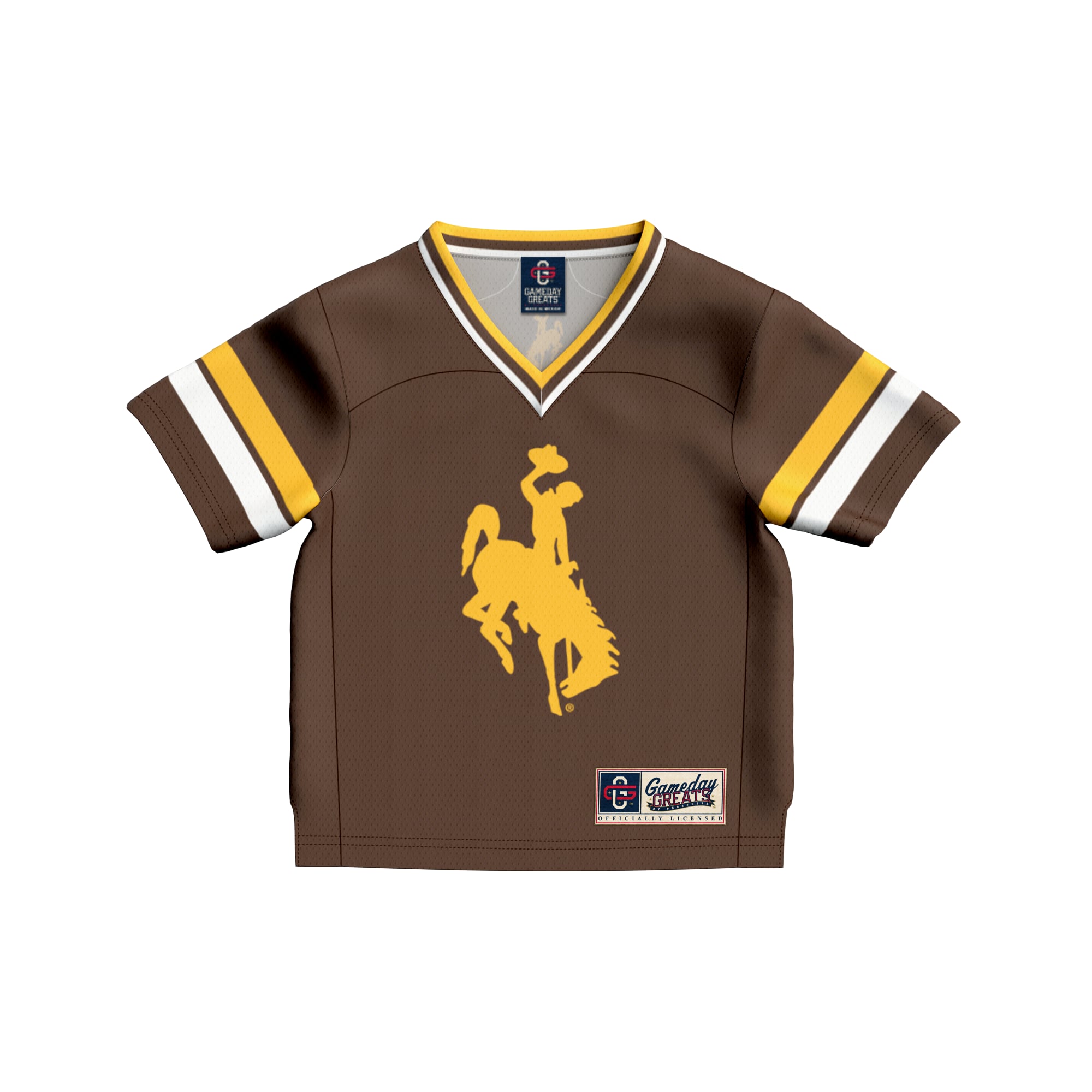 Infant #1 Brown Wyoming Cowboys Lightweight Collegiate Football Fashion Jersey