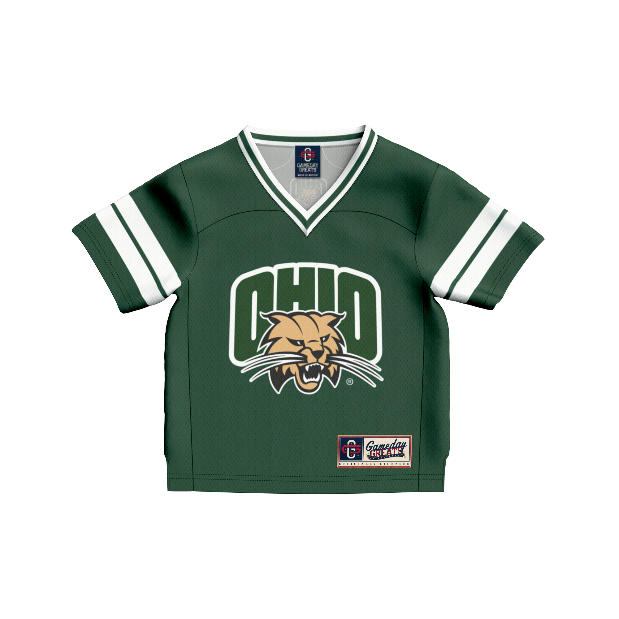 #1 Ohio Bobcats GameDay Greats Toddler Collegiate Football Fashion Jersey - Green