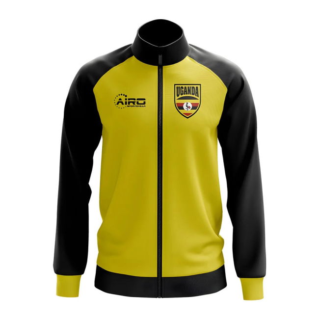 Fan-Favorite Uganda Concept Football Track Jacket (Yellow)