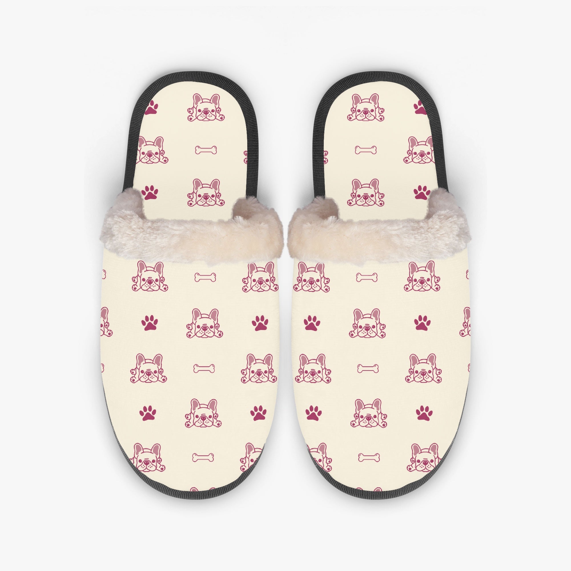 Bulldog Themed Milo - Premium Cozy Winter Slippers For Frenchie Fans
