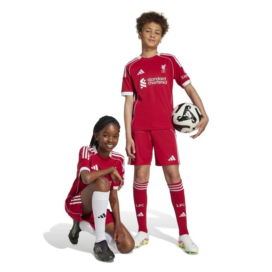 Liverpool Home Shorts 2025/26 Kids Adidas National Team Wear