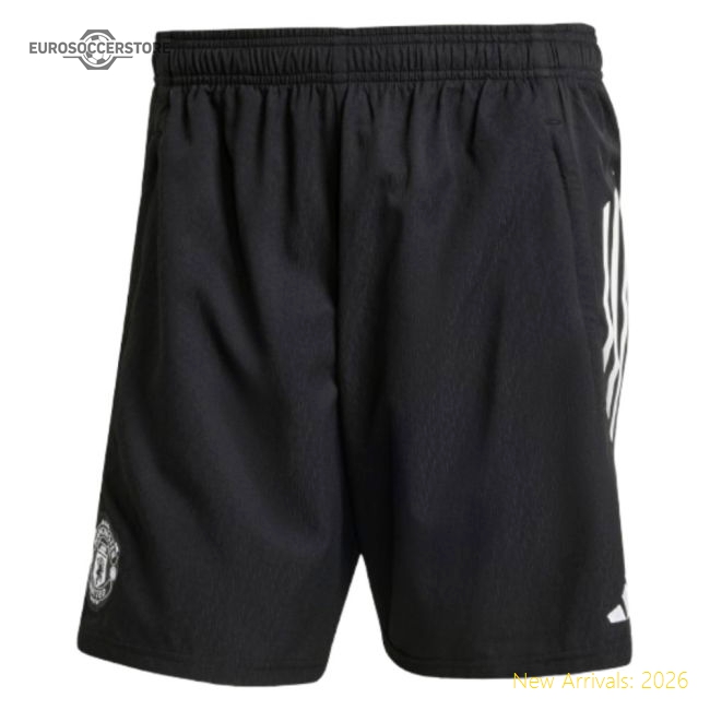 Classic 2025-2026 Man Utd Downtime Shorts Black Classic