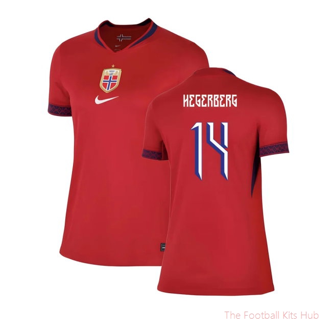2025-2026 Norway Womens Team Home Shirt (Ladies) (Hegerberg 14)