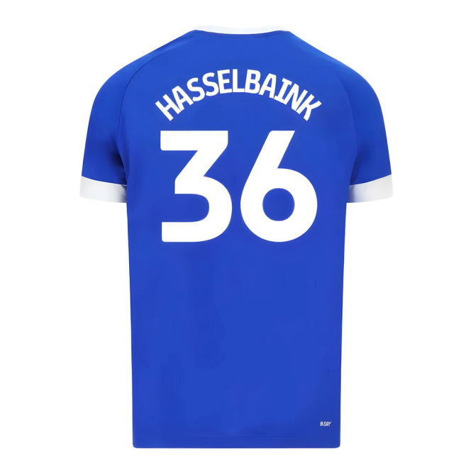 Women's 2025-2026 Cardiff City Home Shirt (Hasselbaink 36)