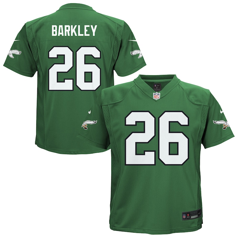 None Saquon Barkley Philadelphia Eagles Powerful Game Jersey