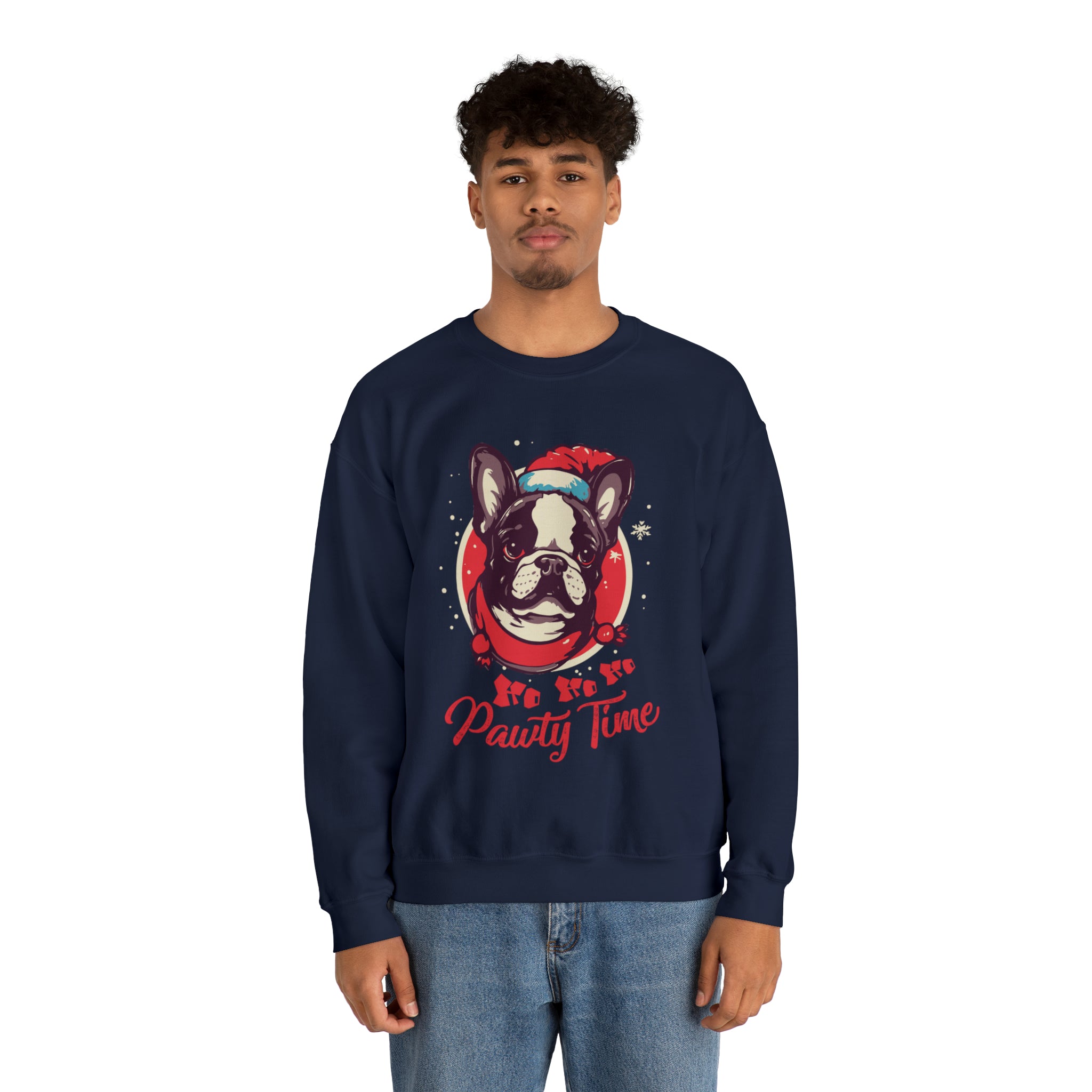 High-Quality Pet-Lover Pawty Time Sweater - Unisex Sweatshirt as a Gift