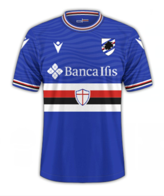High Performance UC Sampdoria 2324 Home Blue Soccer Jersey Shirt