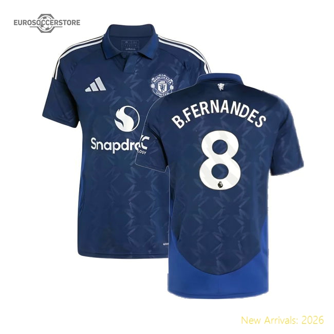 Authentic Premier League Team Away B.fernandes Jersey 2024-2025