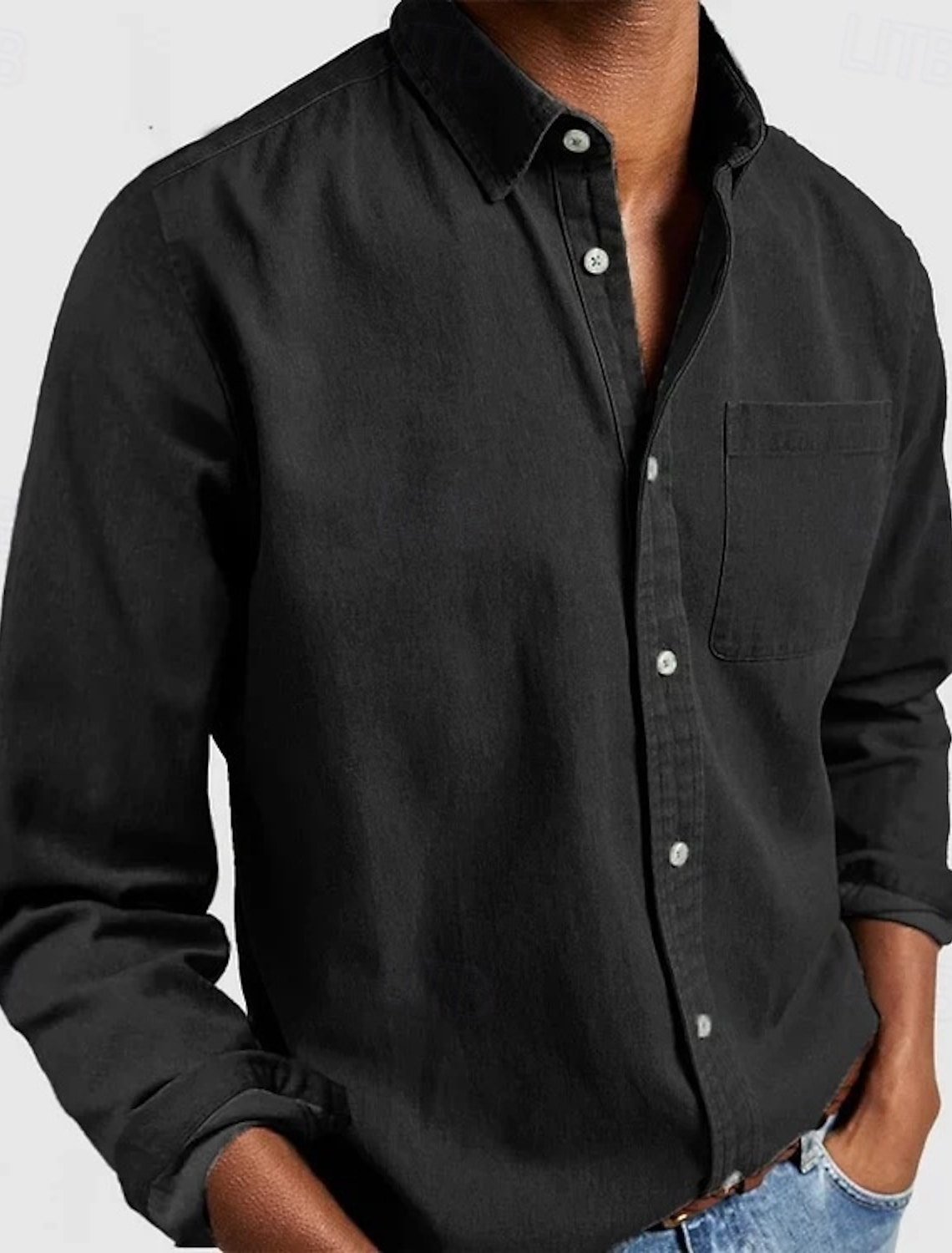 Men's Shirt Casual Shirt Button Up Shirt White Pink Red Sky Blue Green Short Sleeve Plain Lapel Casual Daily Front Pocket Clothing Apparel Elegant Fashion Casual
