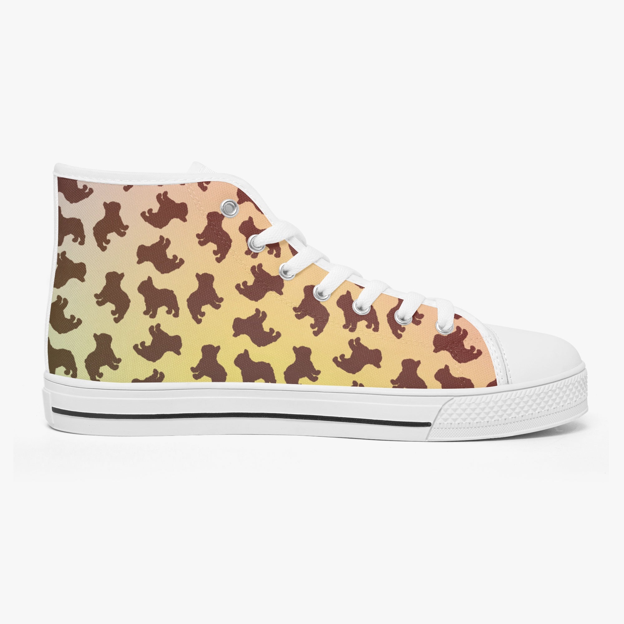 Mookie - Trendy Classic High-top Canvas Shoes Indoor Comfort