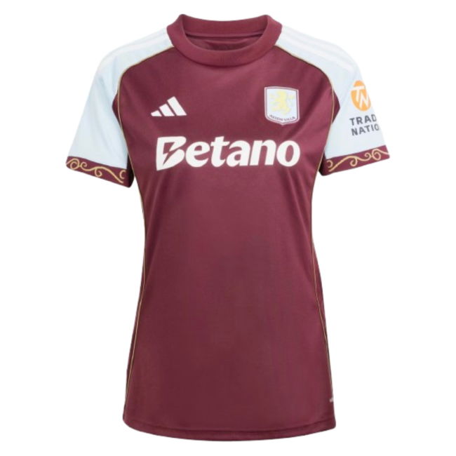 2025-2026 Aston Villa Home Shirt (Womens)