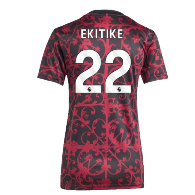 Liverpool Womens Ekitike Modern Jersey Performance Fabric Flattering
