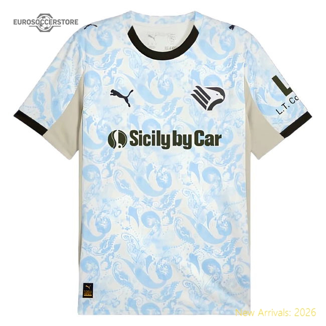Premium 2025-2026 Palermo Fc Third Shirt (your Name) - Cost-effective