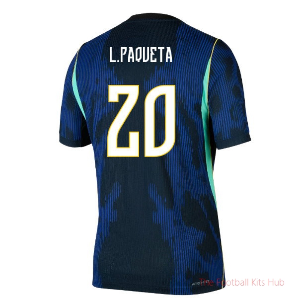 L Paqueta #20 Brazil Aero-FIT Shirt 2026-2027 Stadium Edition